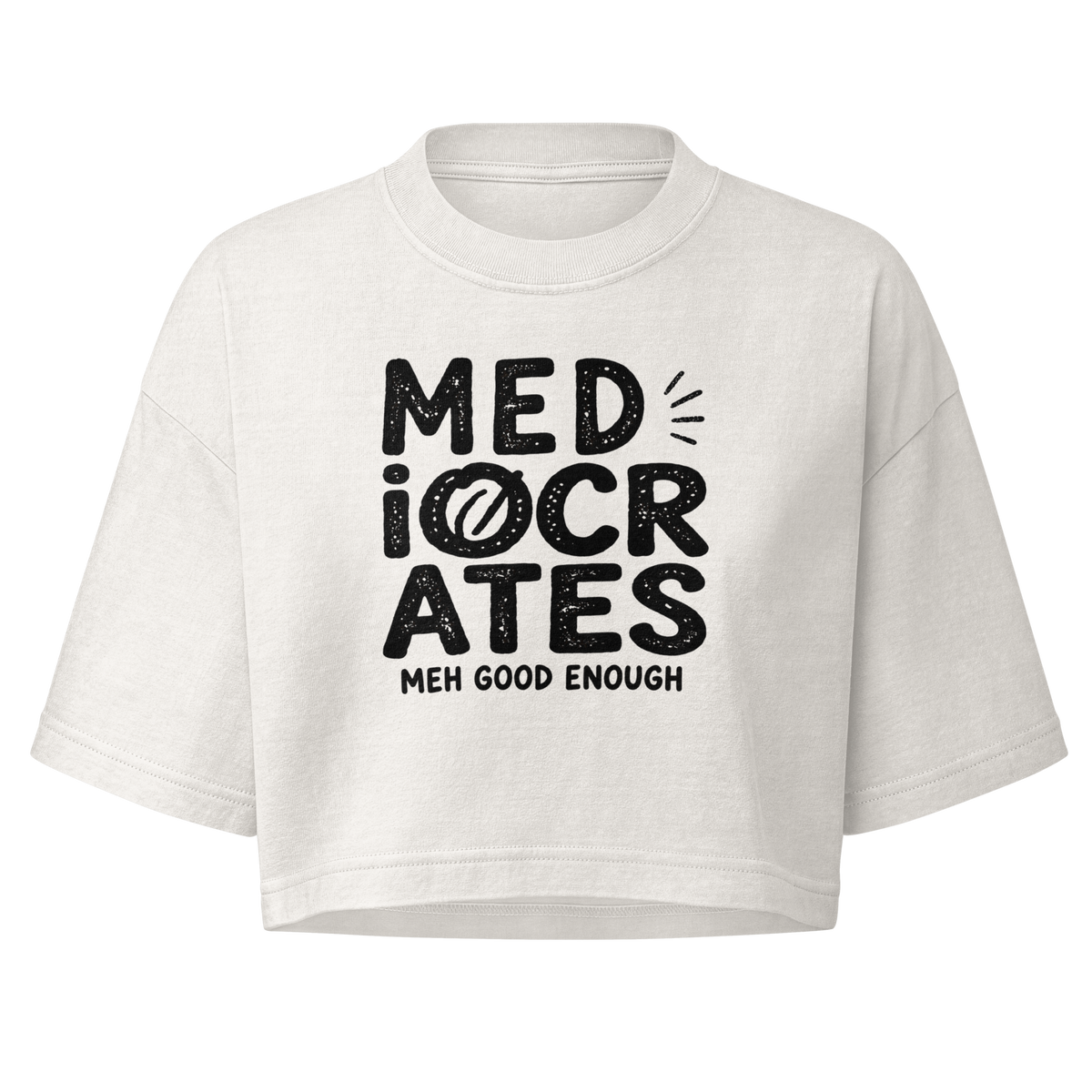 Mediocrates Boxy Crop Top