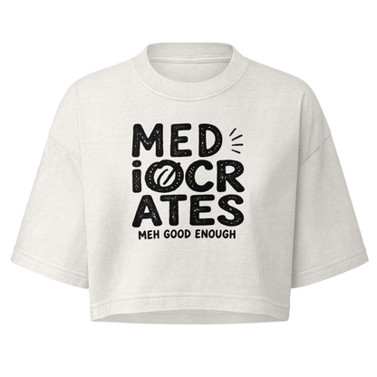 Mediocrates Boxy Crop Top