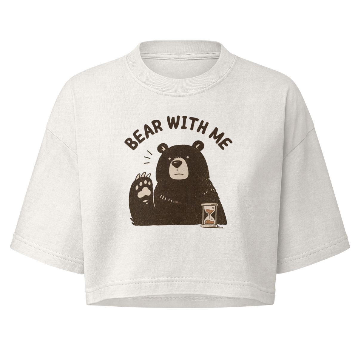 Bear with Me Boxy Crop Top