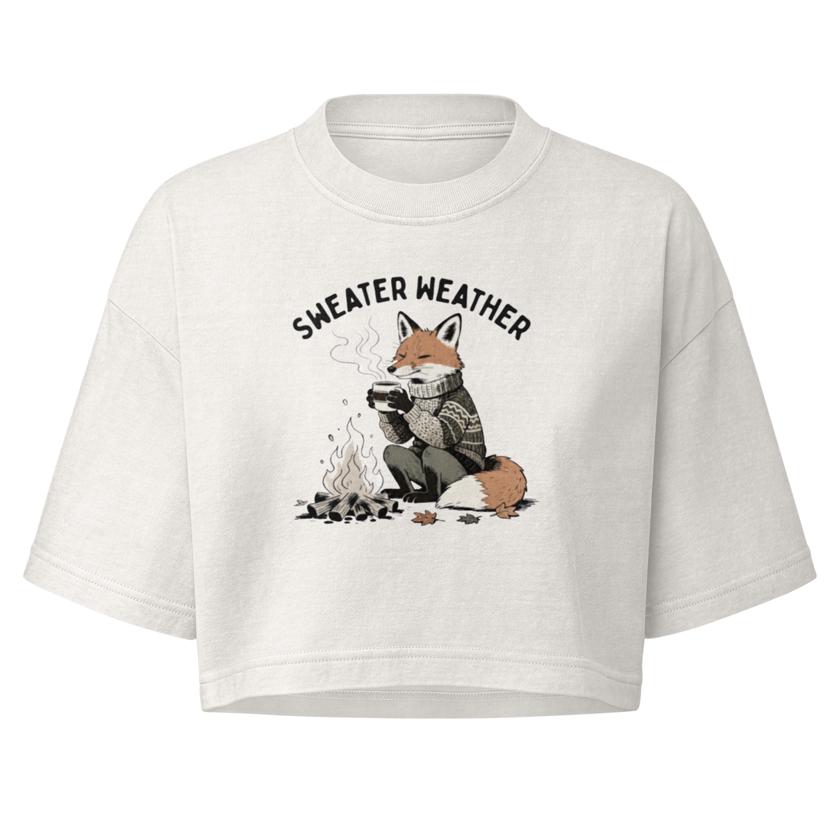 Sweater Weather Boxy Crop Top