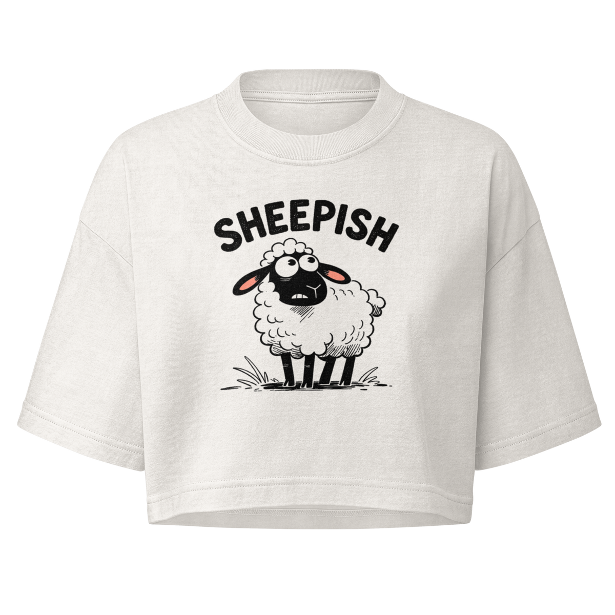 Sheepish Boxy Crop Top