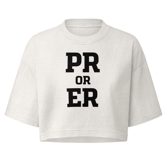 PR or ER Boxy Crop Top