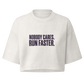 Run Faster Boxy Crop Top
