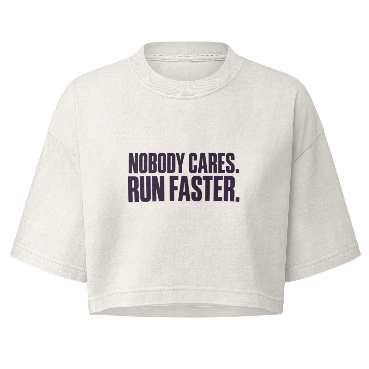 Run Faster Boxy Crop Top