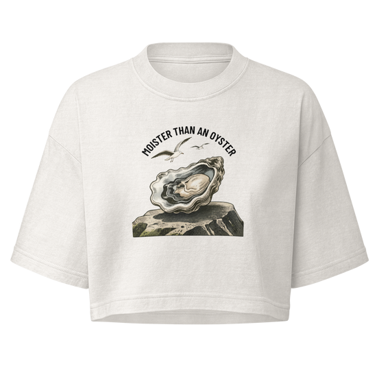 Moister Than an Oyster Boxy Crop Top