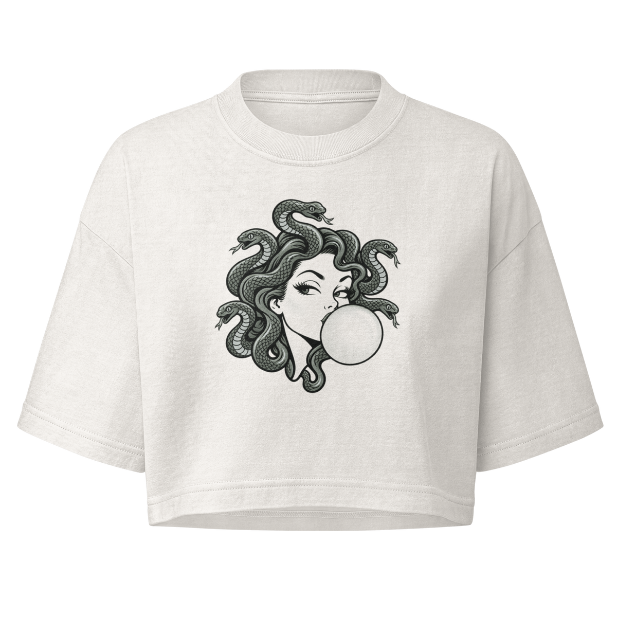 Medusa Boxy Crop Top