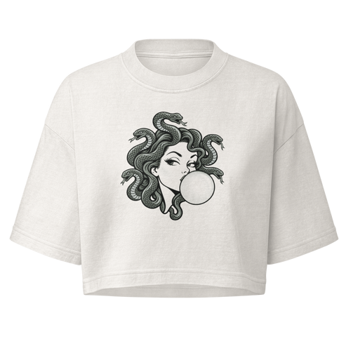 Medusa Boxy Crop Top