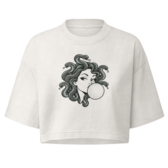 Medusa Boxy Crop Top