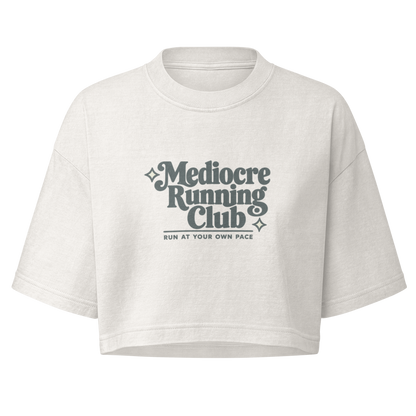 Mediocre Running Club Boxy Crop Top