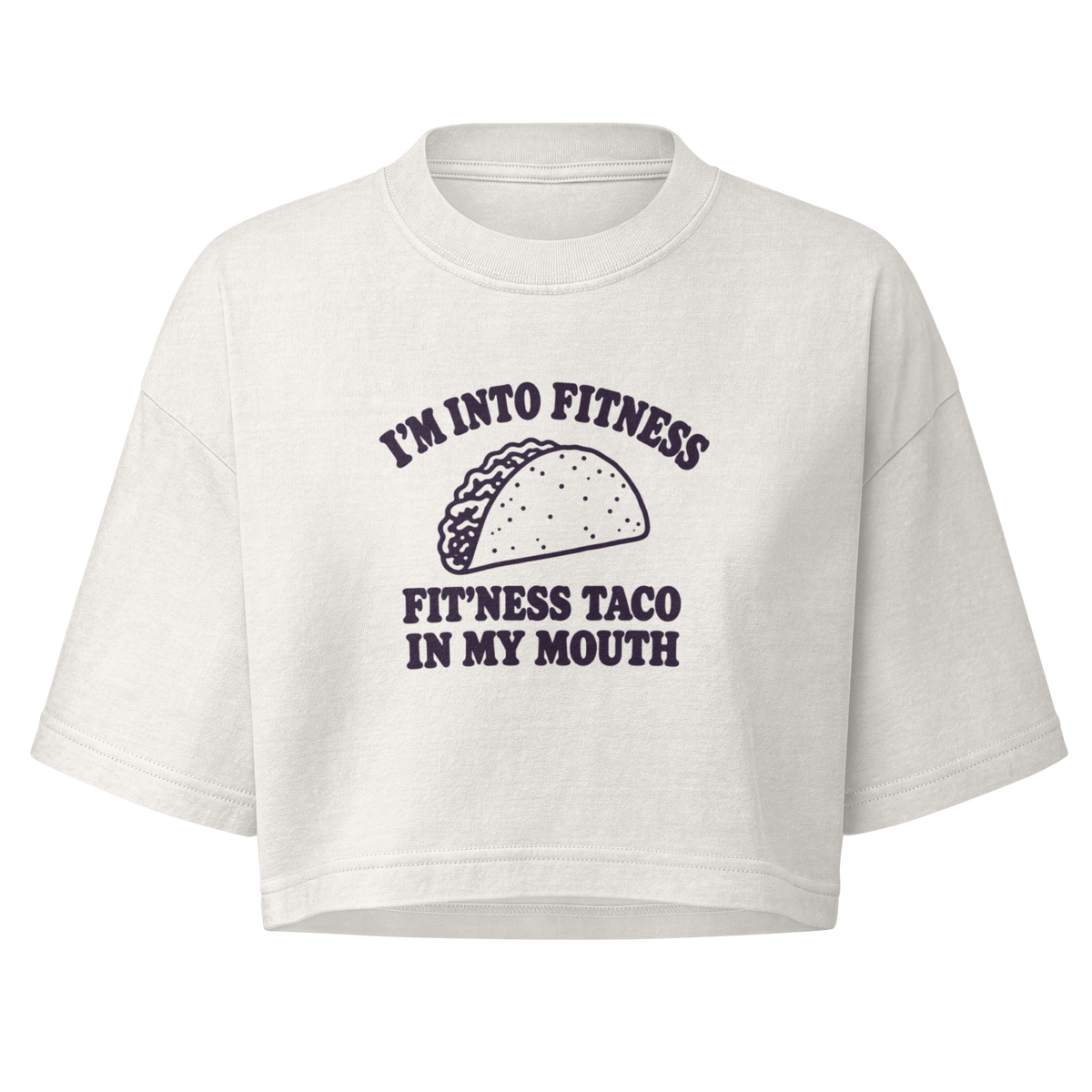 Fit’ness Taco in My Mouth Boxy Crop Top