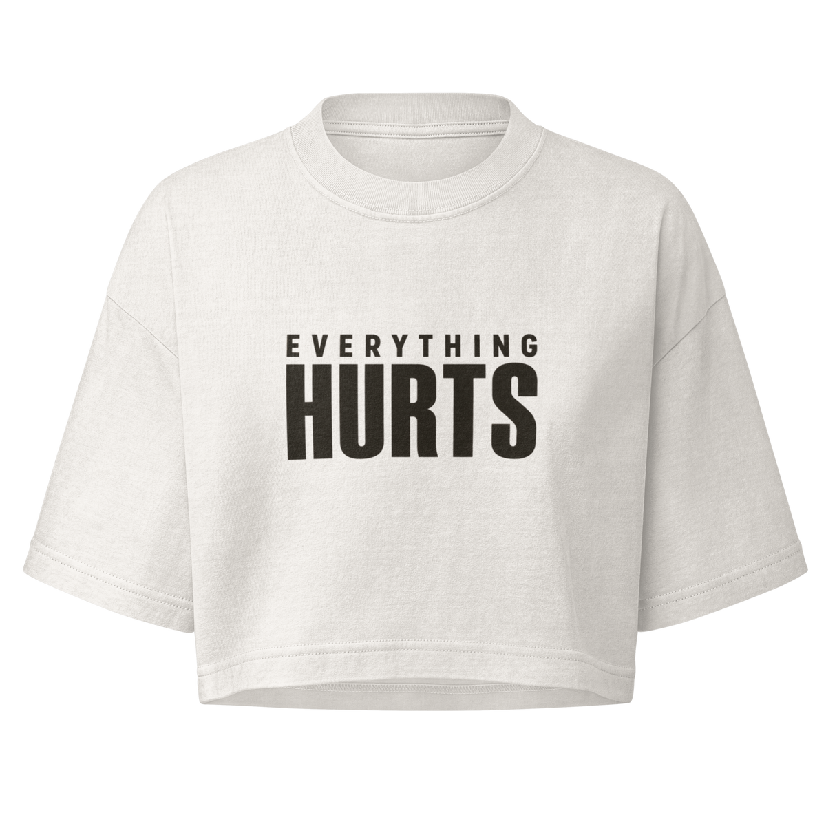 Everything Hurts Boxy Crop Top