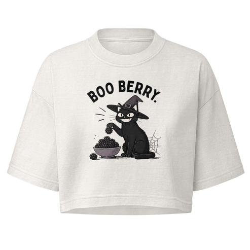 Boo Berry Boxy Crop Top
