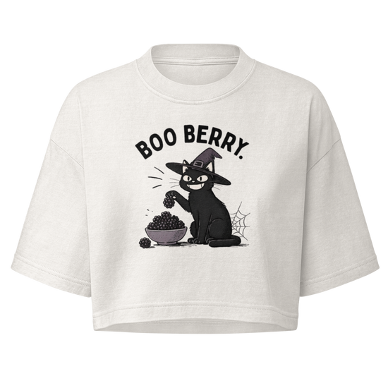 Boo Berry Boxy Crop Top