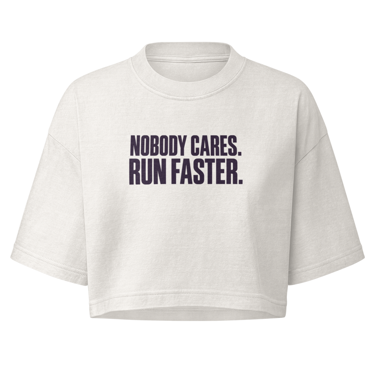 Run Faster Boxy Crop Top