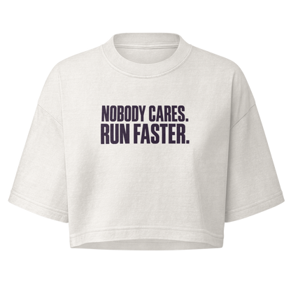 Run Faster Boxy Crop Top