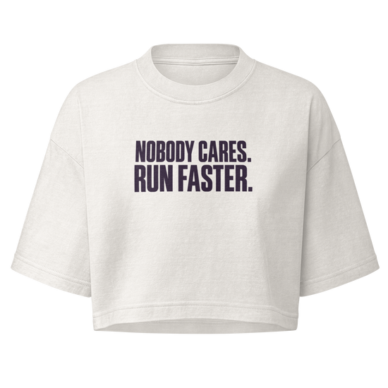 Run Faster Boxy Crop Top