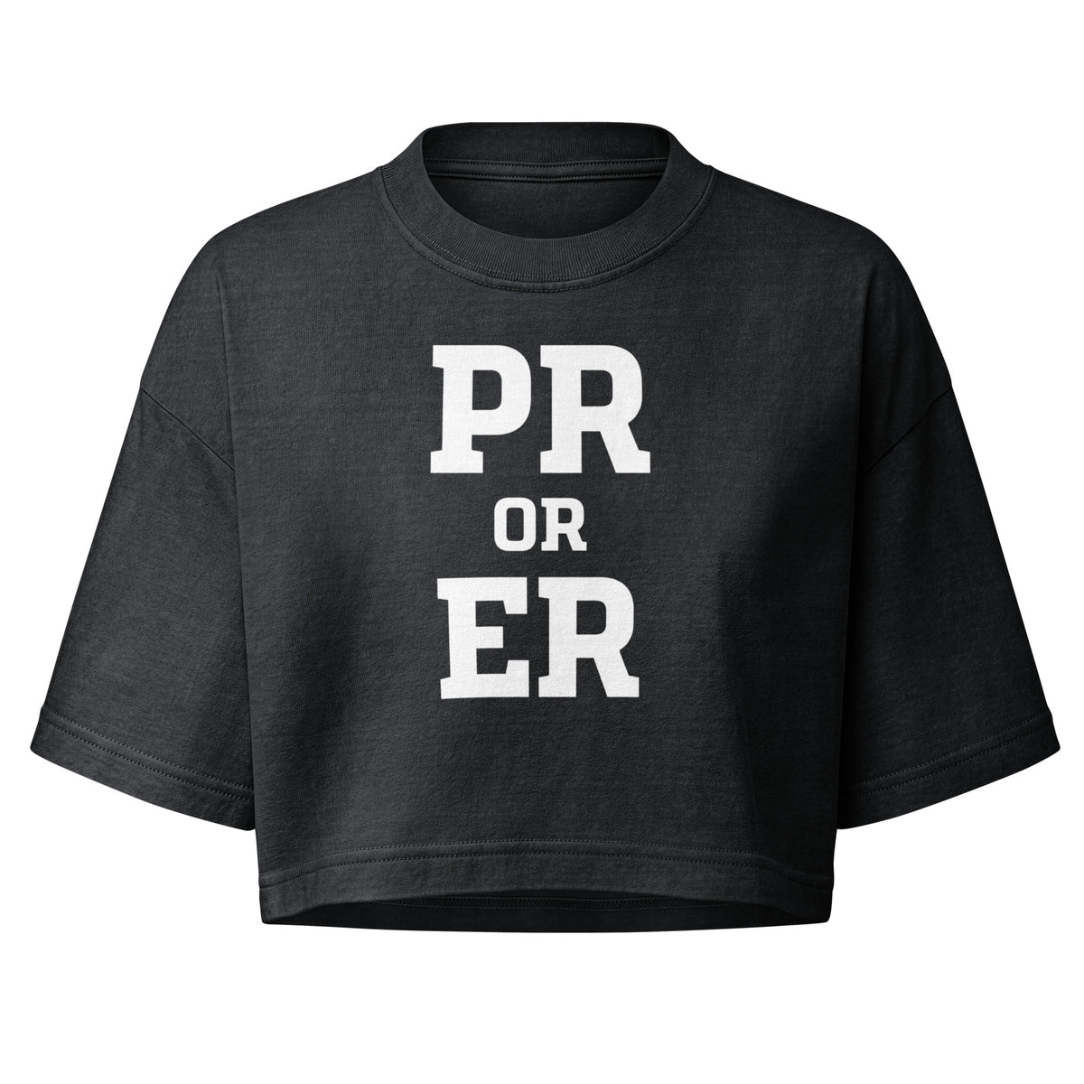 PR or ER Boxy Crop Top