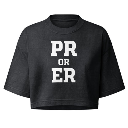 PR or ER Boxy Crop Top