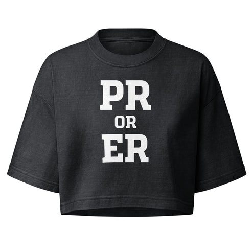 PR or ER Boxy Crop Top