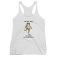 On My Way to Make the Vibes Weird Tank Top in Heather White, front