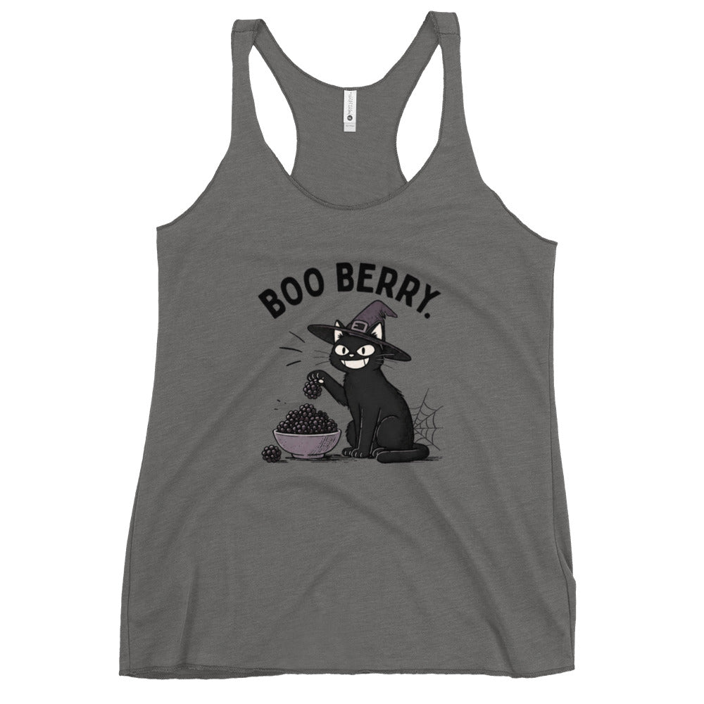 Boo Berry Tank Top in Premium Heather, front