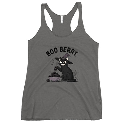 Boo Berry Tank Top in Premium Heather, front
