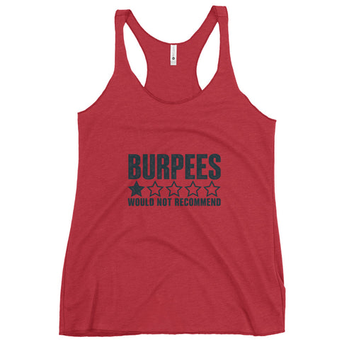 Burpees: Would Not Recommend Tank Top