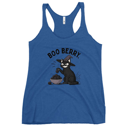 Boo Berry Tank Top in Vintage Royal, front