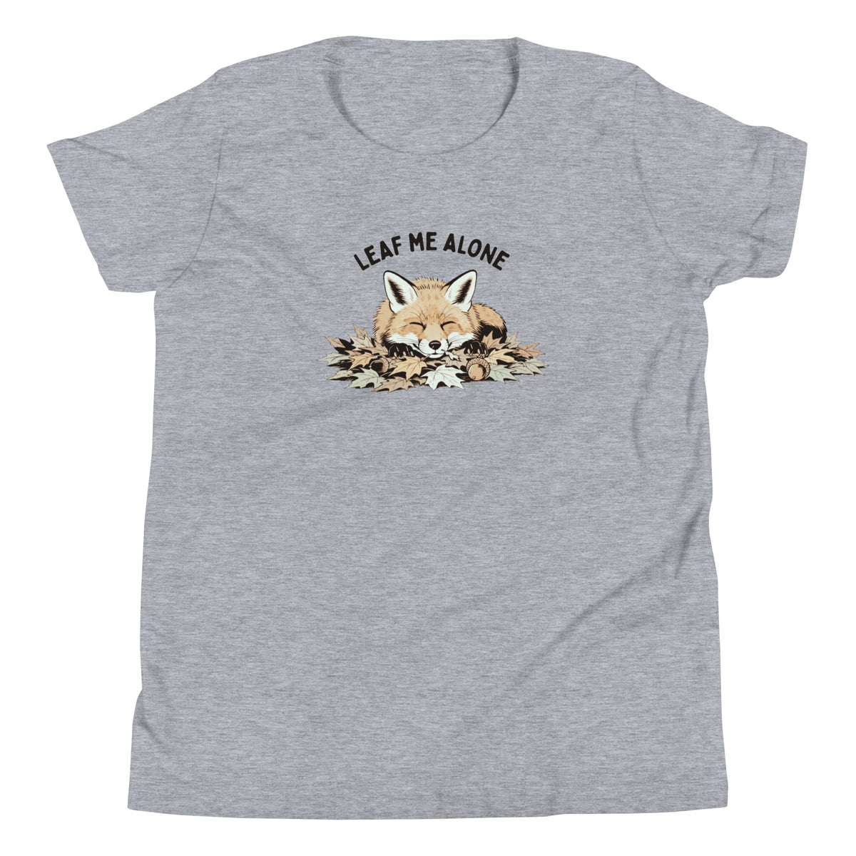 Leaf Me Alone (Fox) Youth T-Shirt