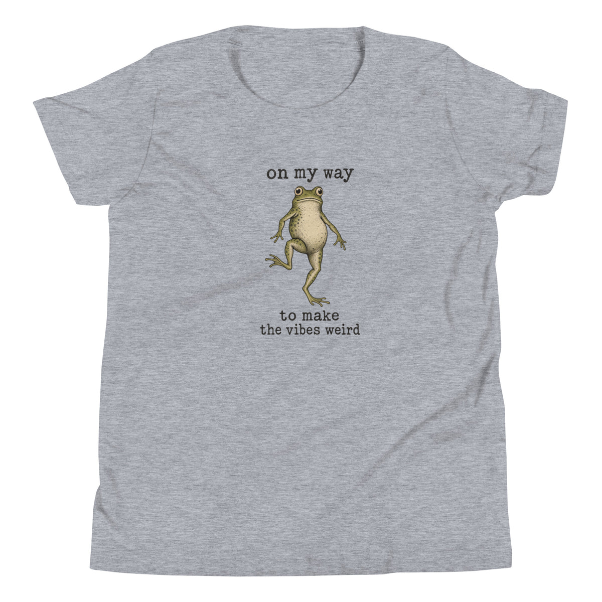 On My Way to Make the Vibes Weird Youth T-Shirt