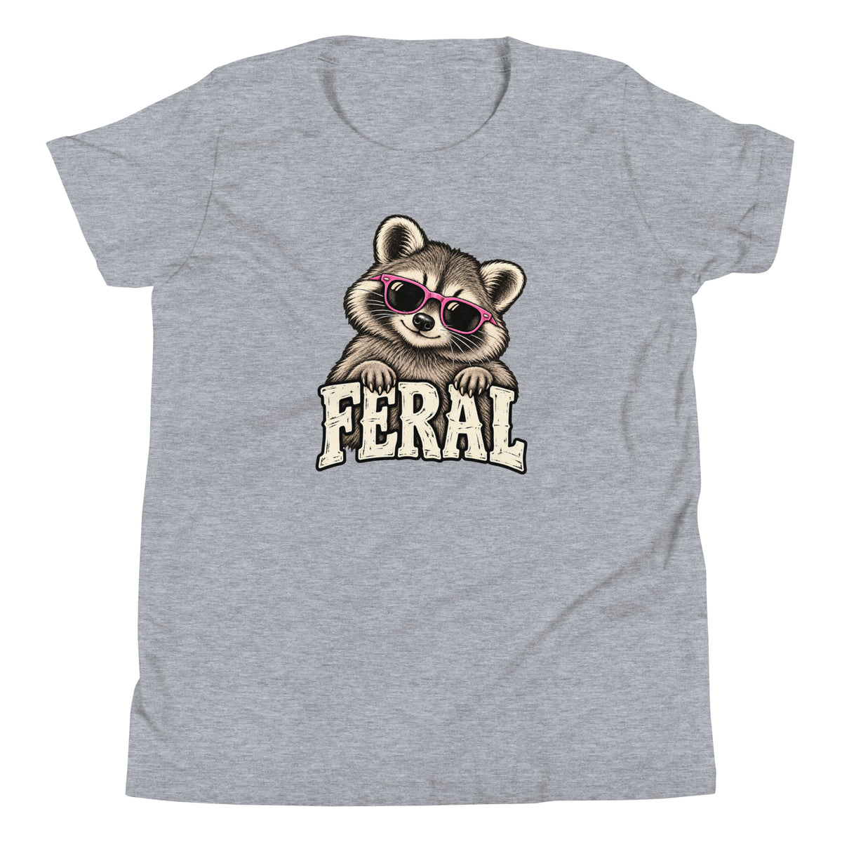 Feral Raccoon Youth T-Shirt
