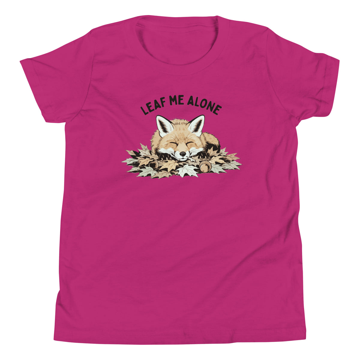 Leaf Me Alone (Fox) Youth T-Shirt