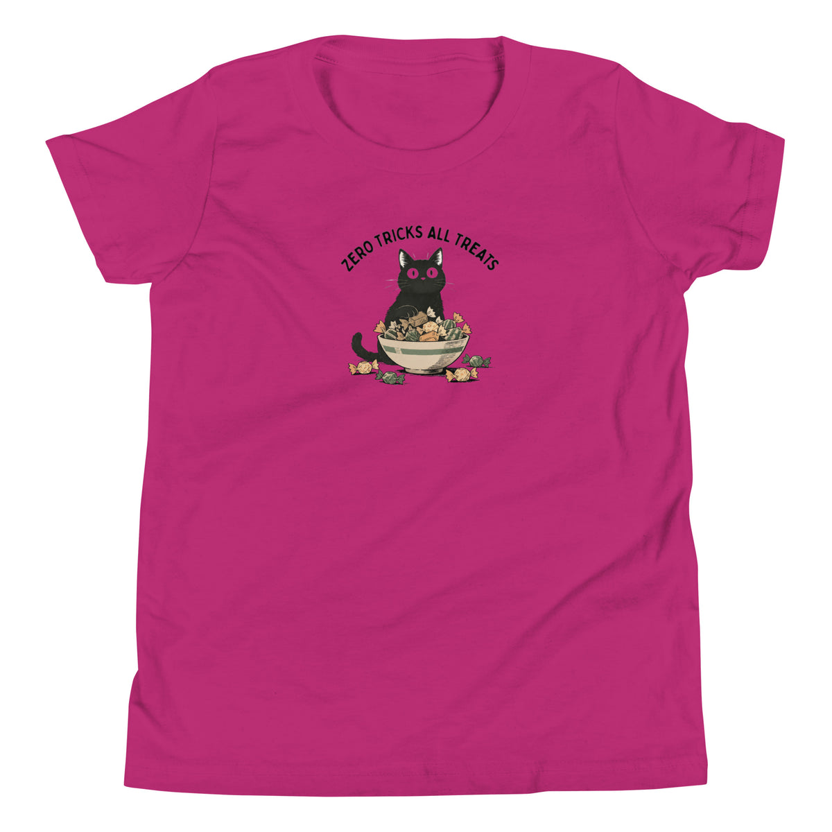 Zero Tricks All Treats Youth T-Shirt