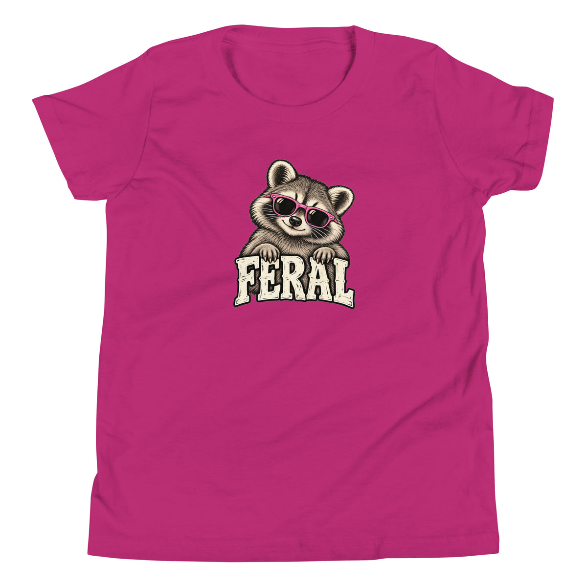 Feral Raccoon Youth T-Shirt