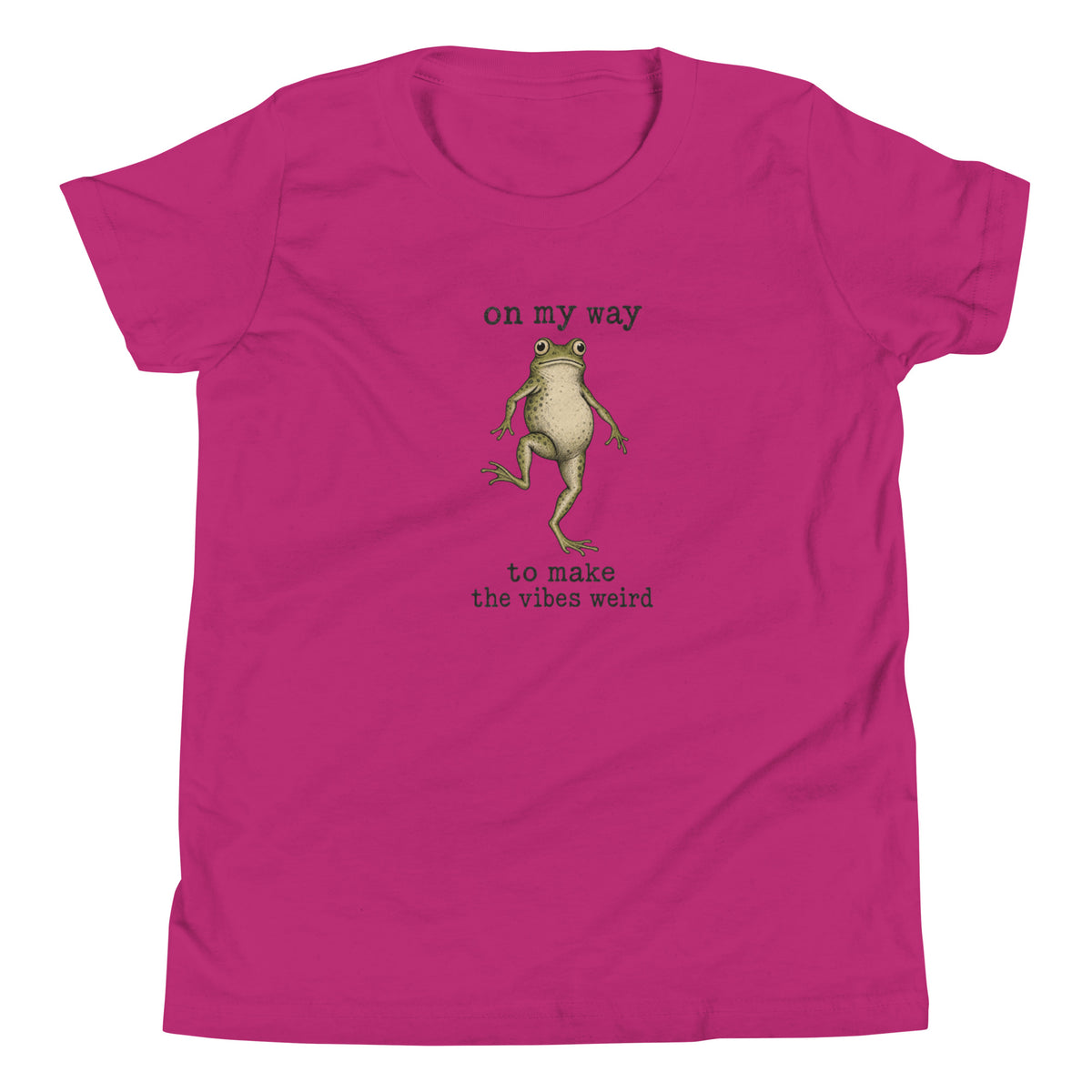 On My Way to Make the Vibes Weird Youth T-Shirt