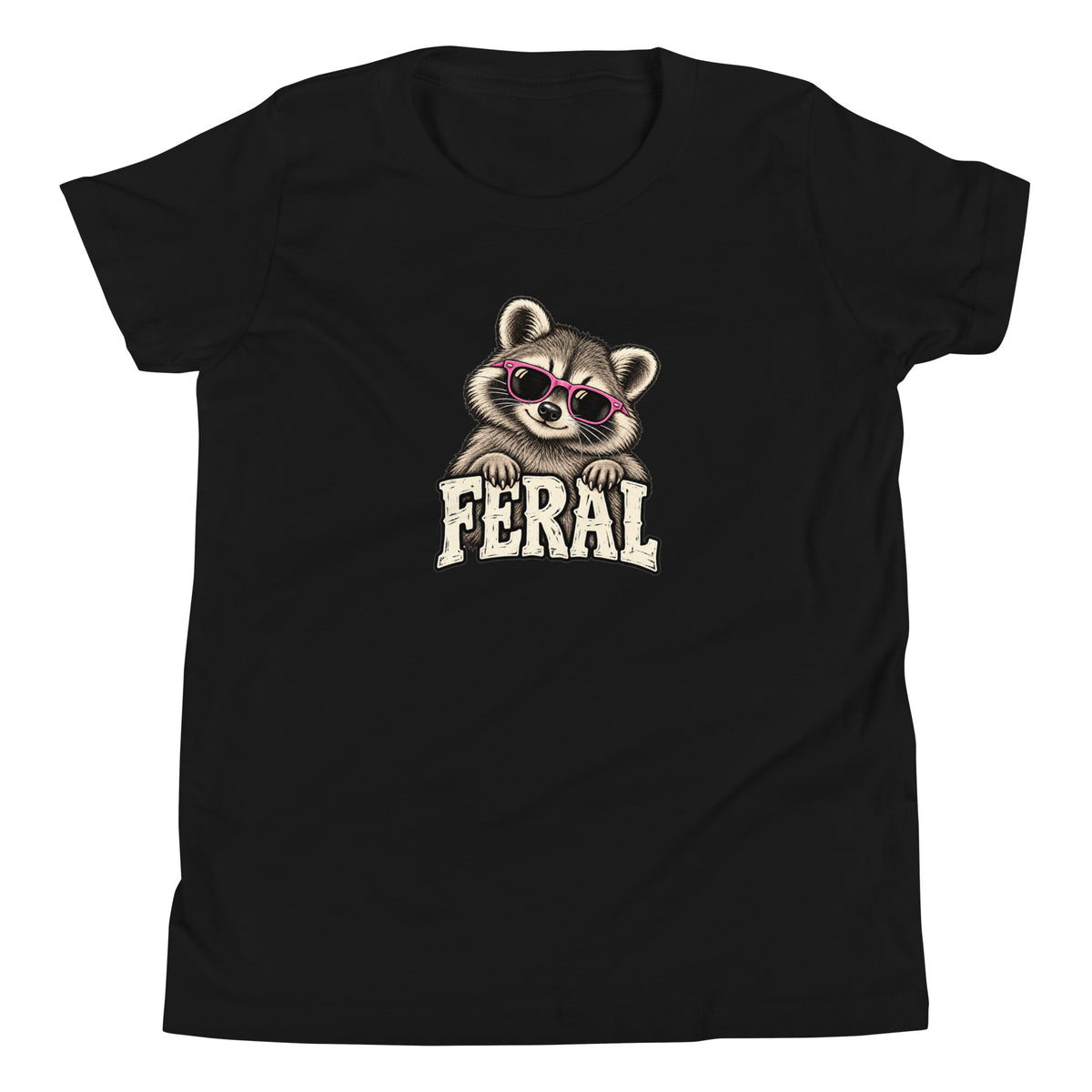 Feral Raccoon Youth T-Shirt