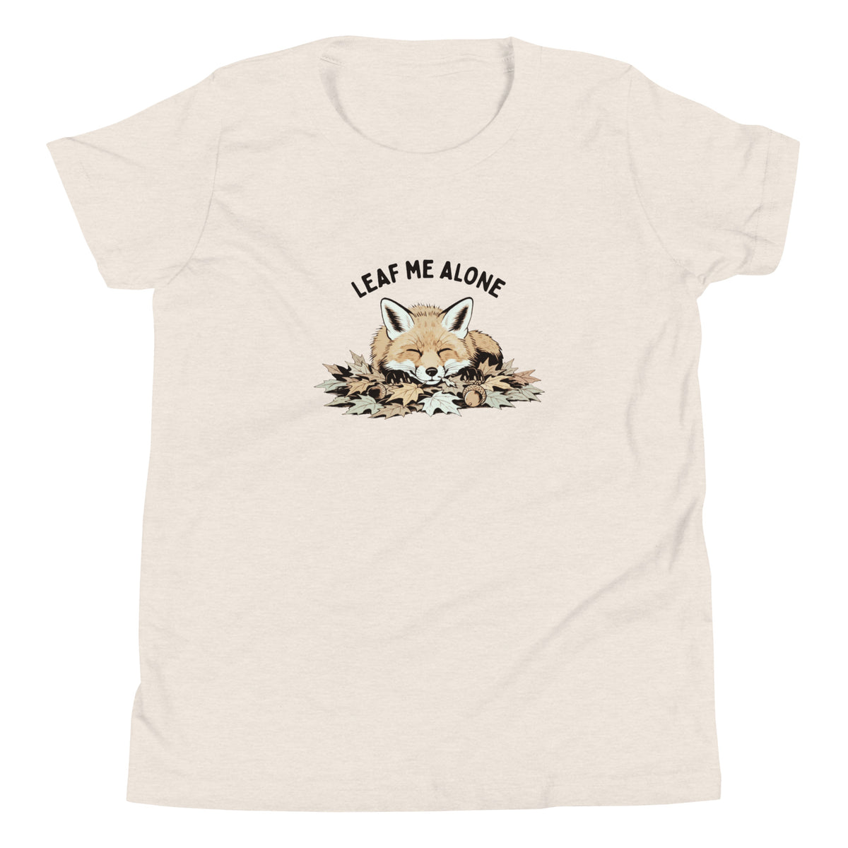 Leaf Me Alone (Fox) Youth T-Shirt
