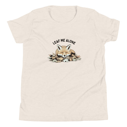 Leaf Me Alone (Fox) Youth T-Shirt