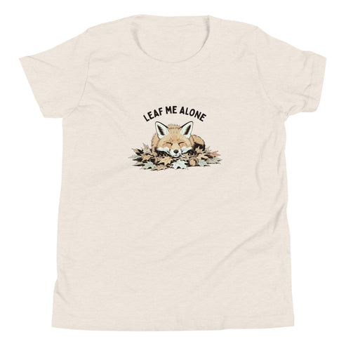 Leaf Me Alone (Fox) Youth T-Shirt