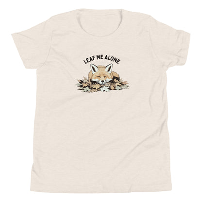 Leaf Me Alone (Fox) Youth T-Shirt