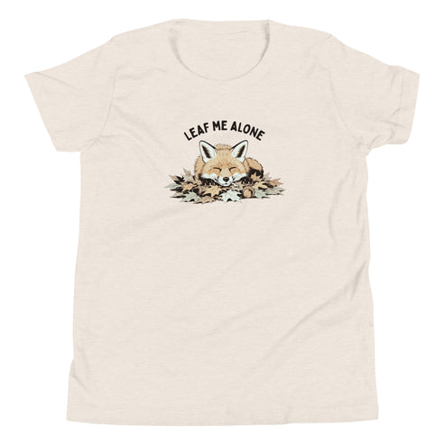 Leaf Me Alone (Fox) Youth T-Shirt