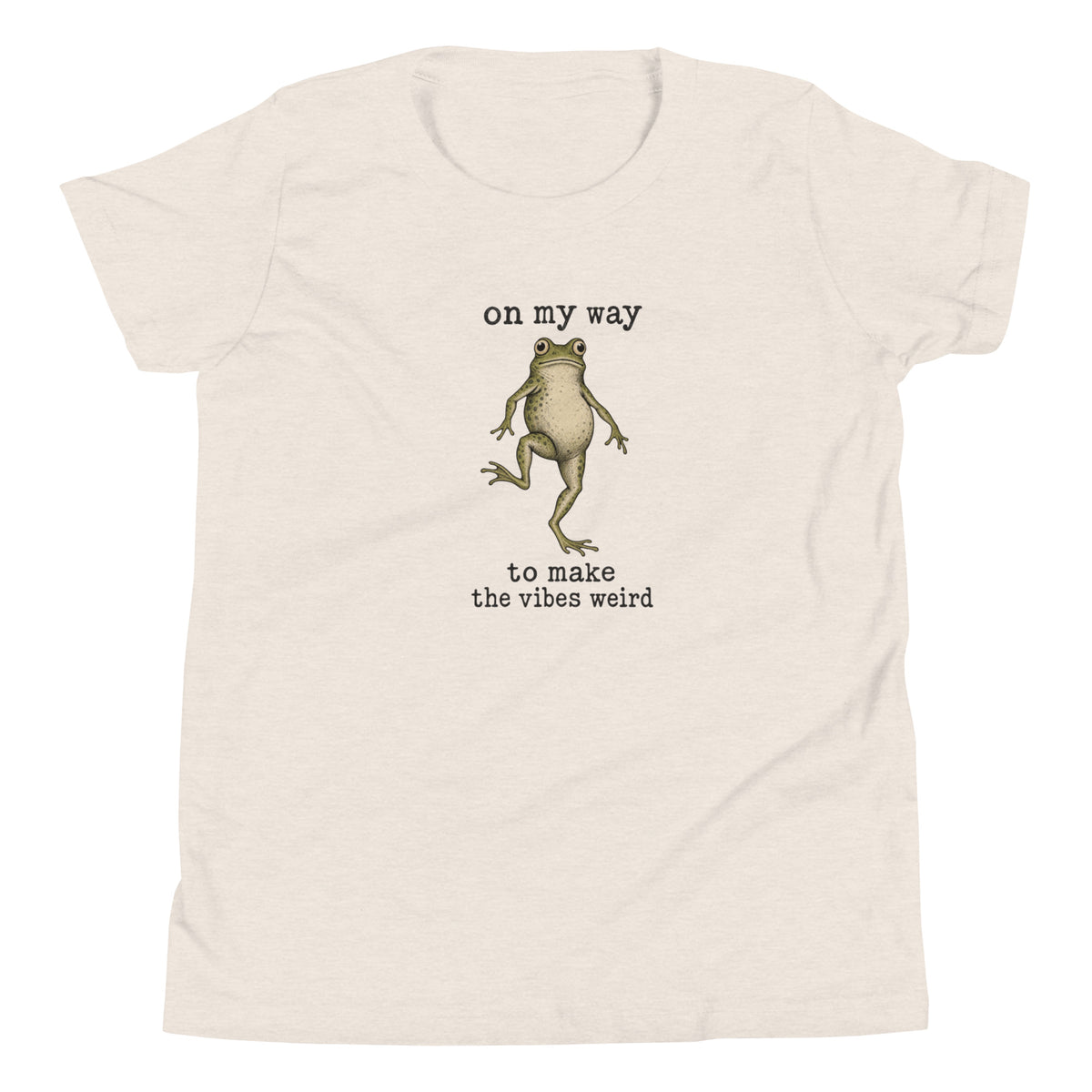 On My Way to Make the Vibes Weird Youth T-Shirt