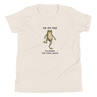On My Way to Make the Vibes Weird Youth T-Shirt
