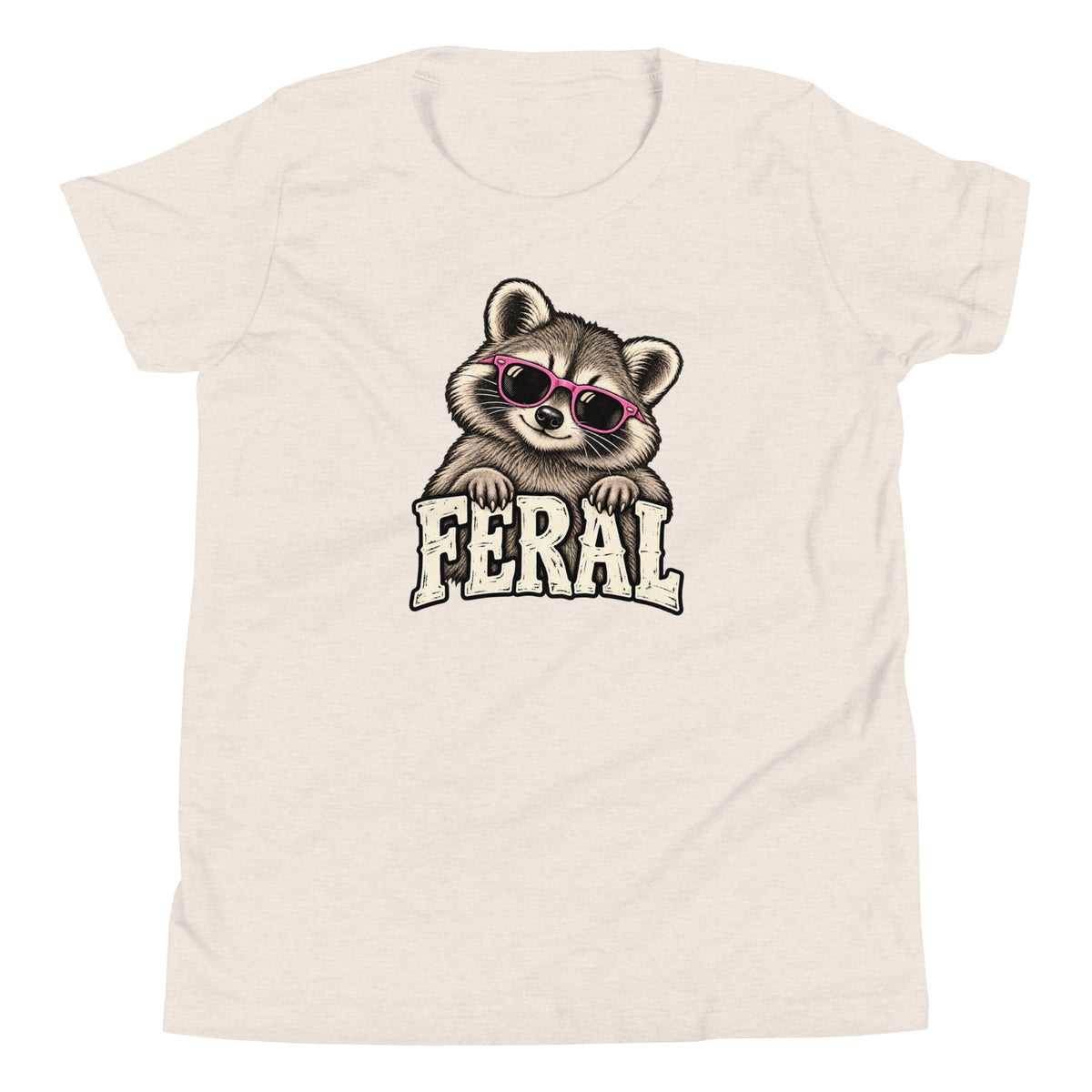 Feral Raccoon Youth T-Shirt