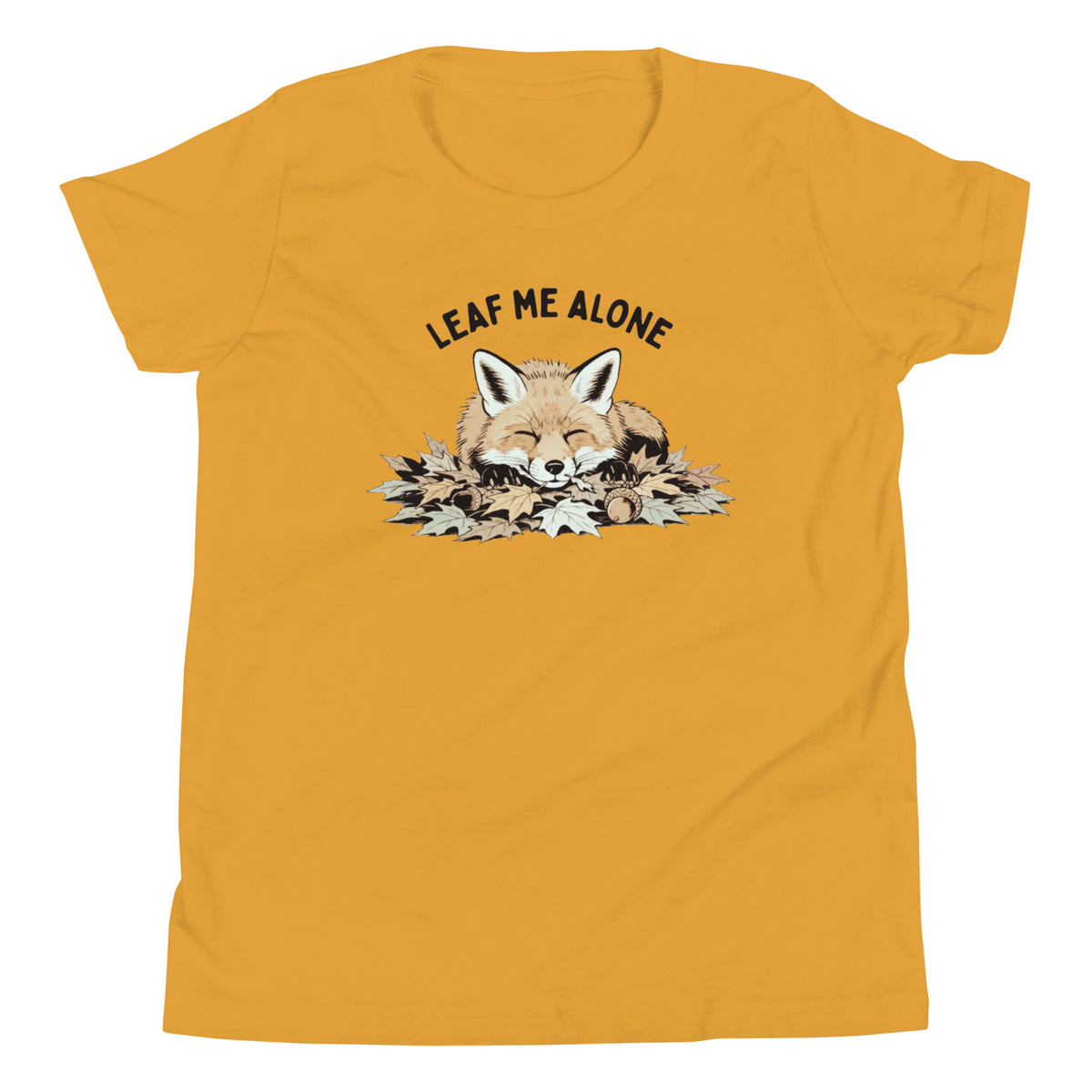 Leaf Me Alone (Fox) Youth T-Shirt