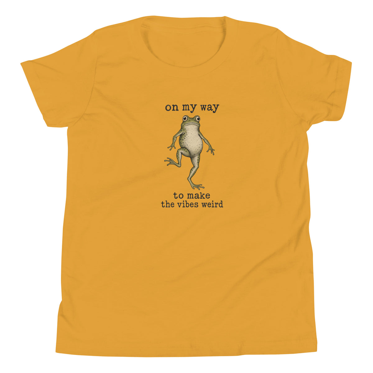 On My Way to Make the Vibes Weird Youth T-Shirt