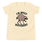 Jimothy: I'm Built Different Youth T-Shirt - Natural