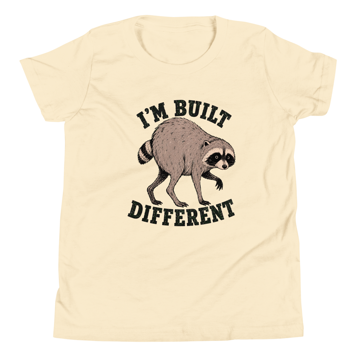 Jimothy: I'm Built Different Youth T-Shirt - Natural
