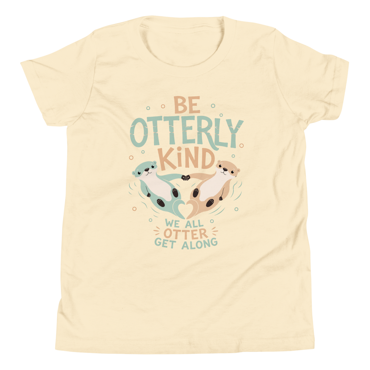 Be Otterly Kind Youth T-Shirt - Natural