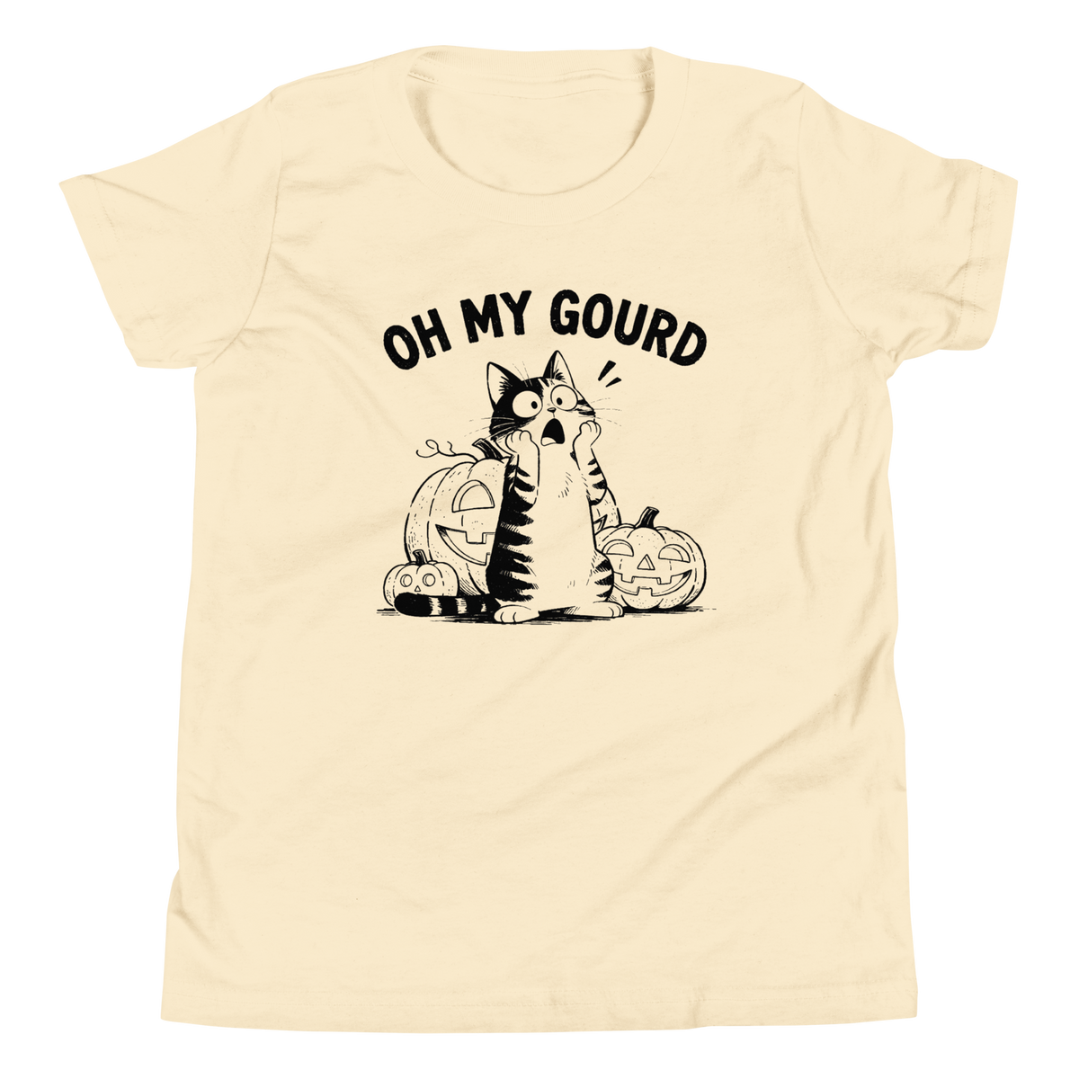 Oh My Gourd Youth T-Shirt - Natural